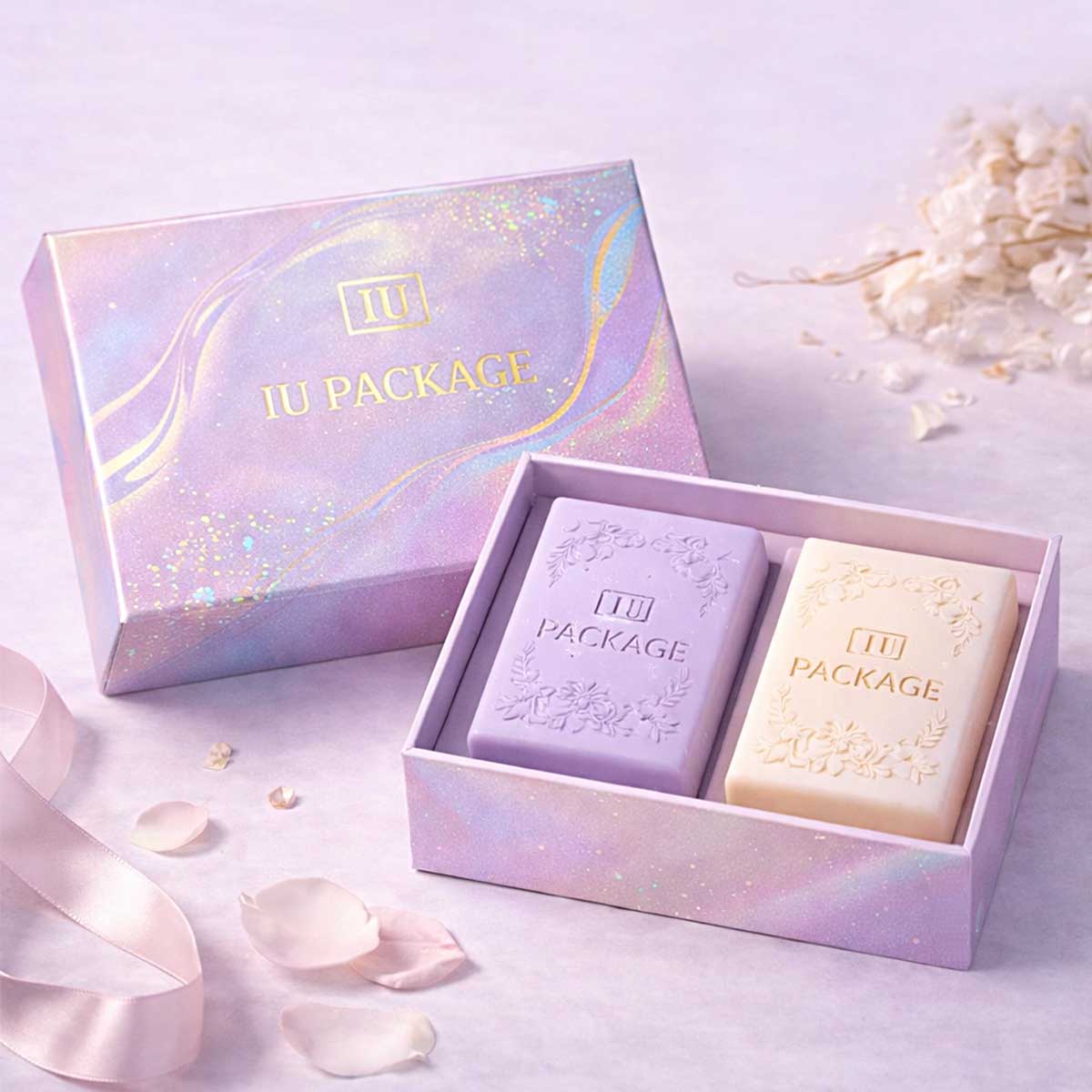 Luxury Lid & Base Gift Box for Soap Skincare Cosmetics with Insert