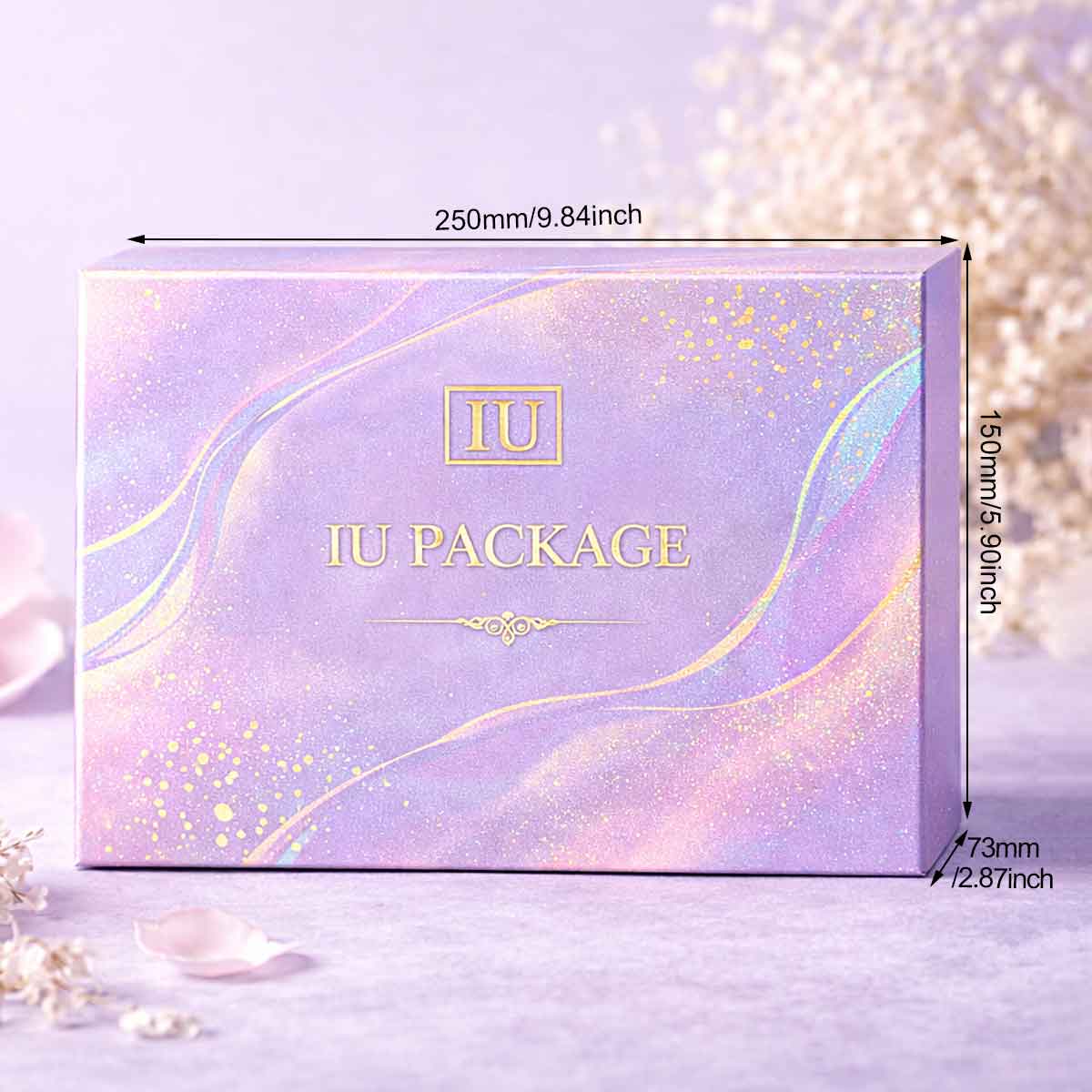 Luxury Lid & Base Gift Box for Soap Skincare Cosmetics with Insert