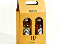 Custom Beer & Beverage Tote Box with Handle