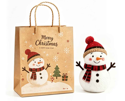 Christmas paper bag