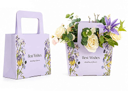 flower paper bag