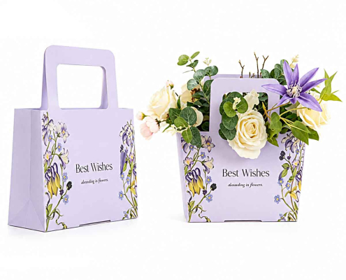 flower paper bag