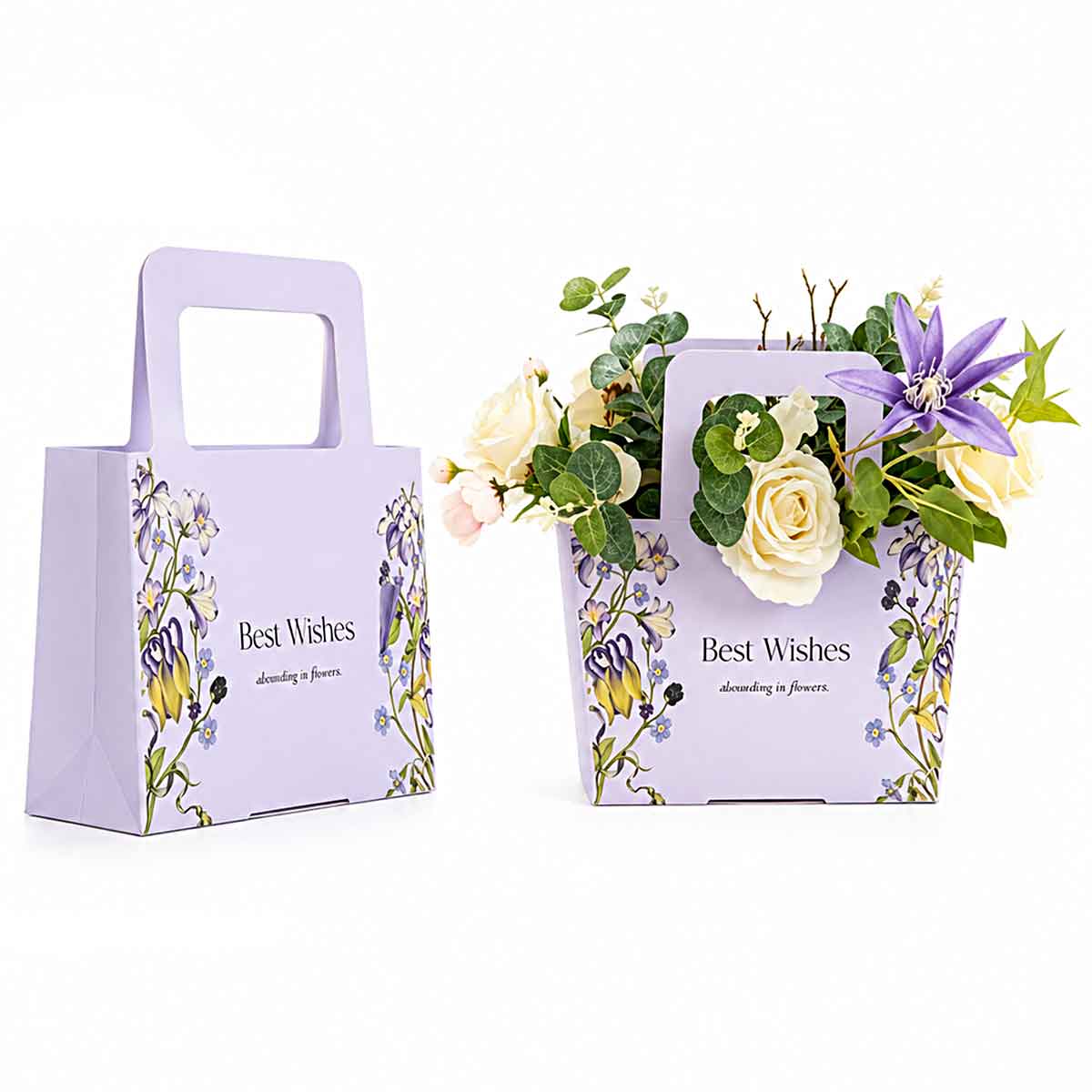 flower paper bag