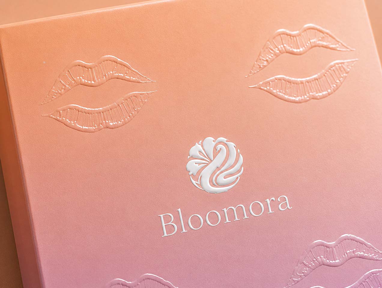 embossed cosmetic box