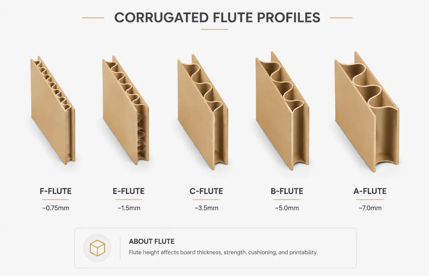 CORRUGATED FLUTE PROFILES