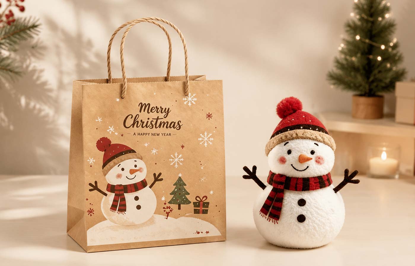 Customized Packaging with paper bag