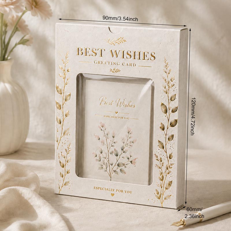 greeting card packaging box * custom greeting card packaging gold foil packaging box