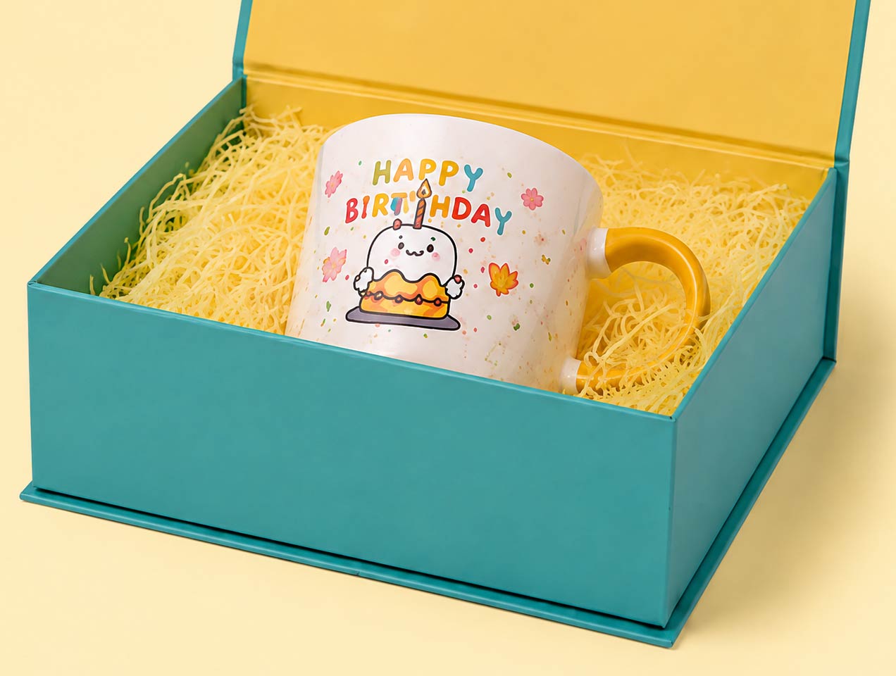 rafi in the birthday gift box