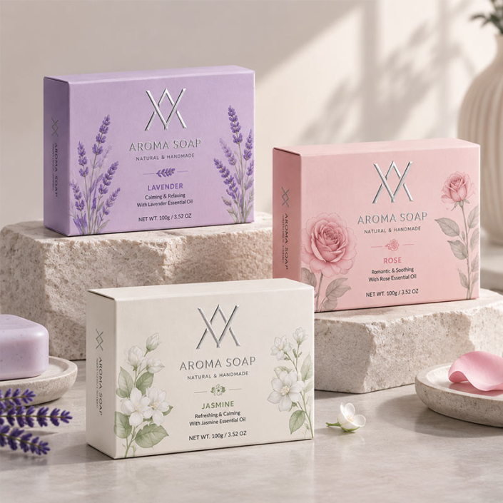 handmade soap packaging