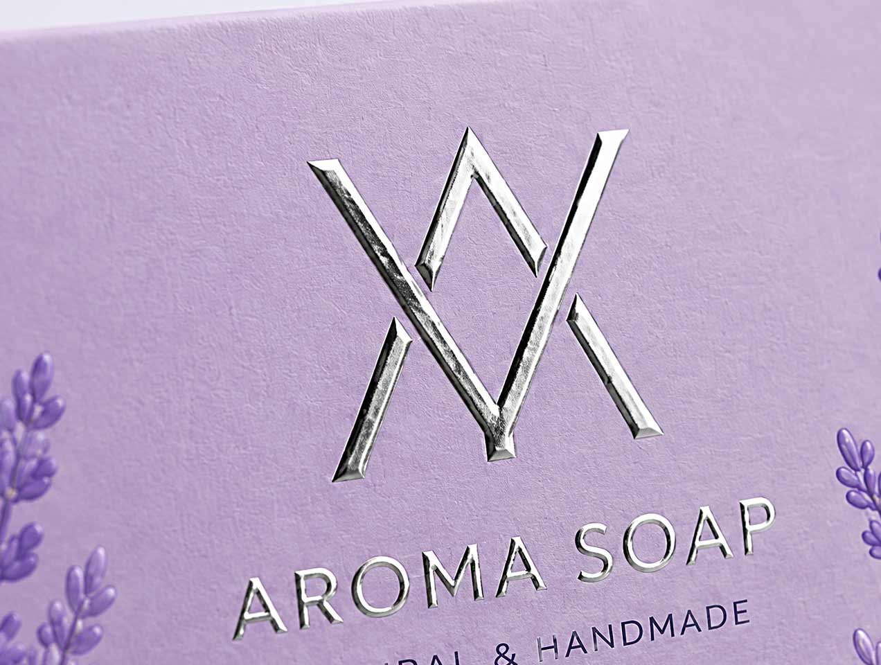 silver foil stamping logo