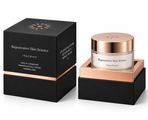 custom skincare cream box