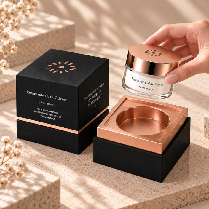 rigid skincare box