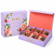 purple chocolate gift box