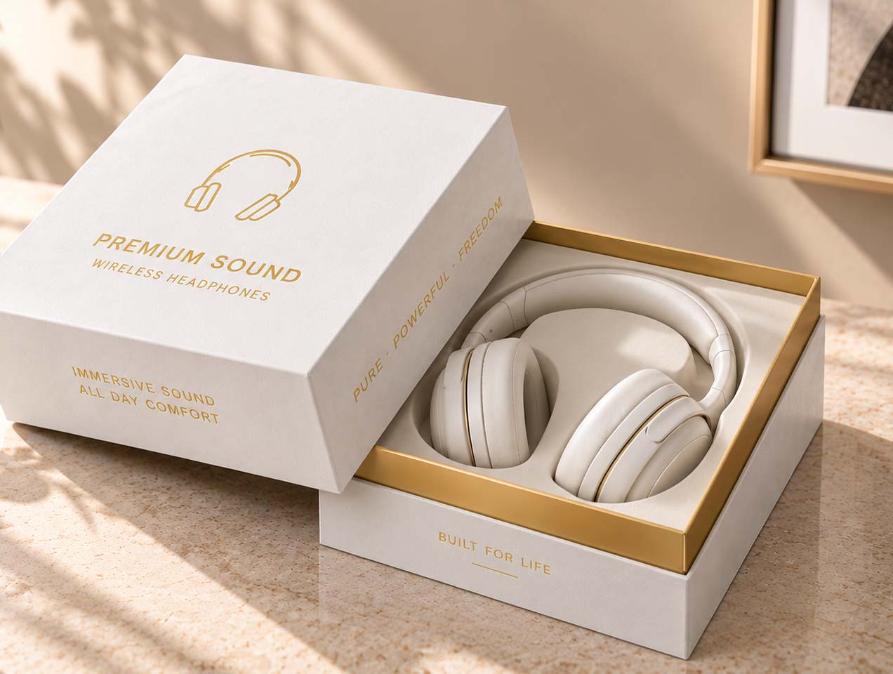 wireless headphone packaging custom headphone packaging box