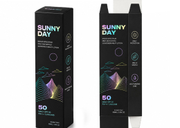 sunscreen folding carton