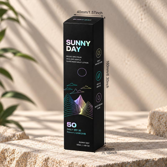 beauty product packaging box