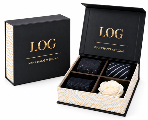 magnetic tie packaging box