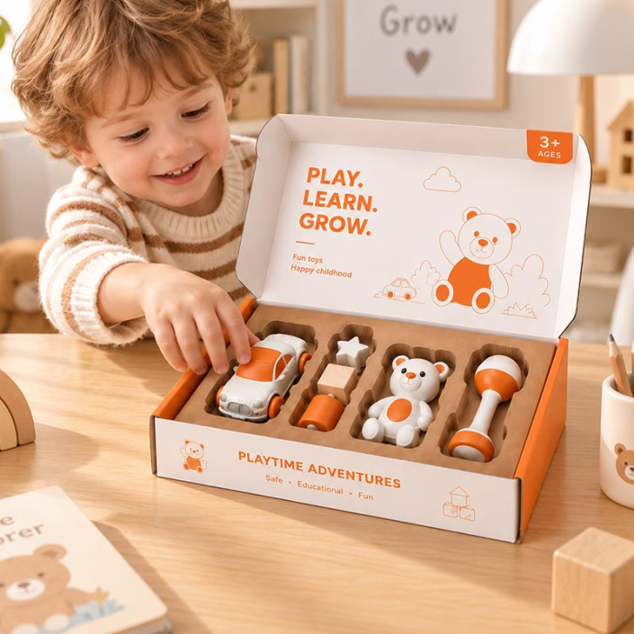 paper toy box manufacturer custom printed toy box